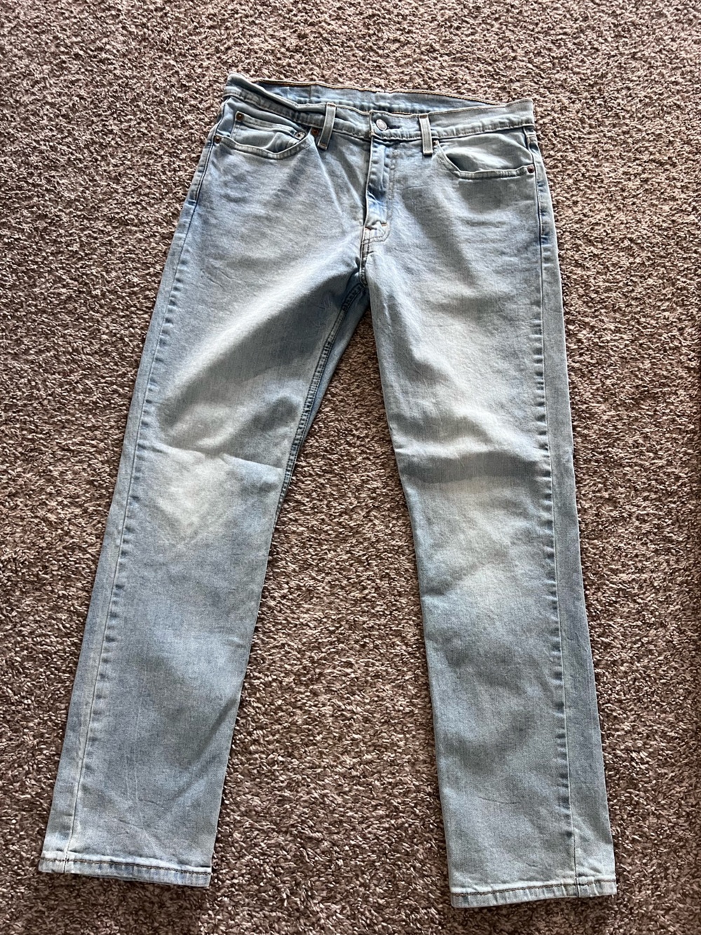 Men’s Levi’s 511 Light Wash Straight-Leg Jeans